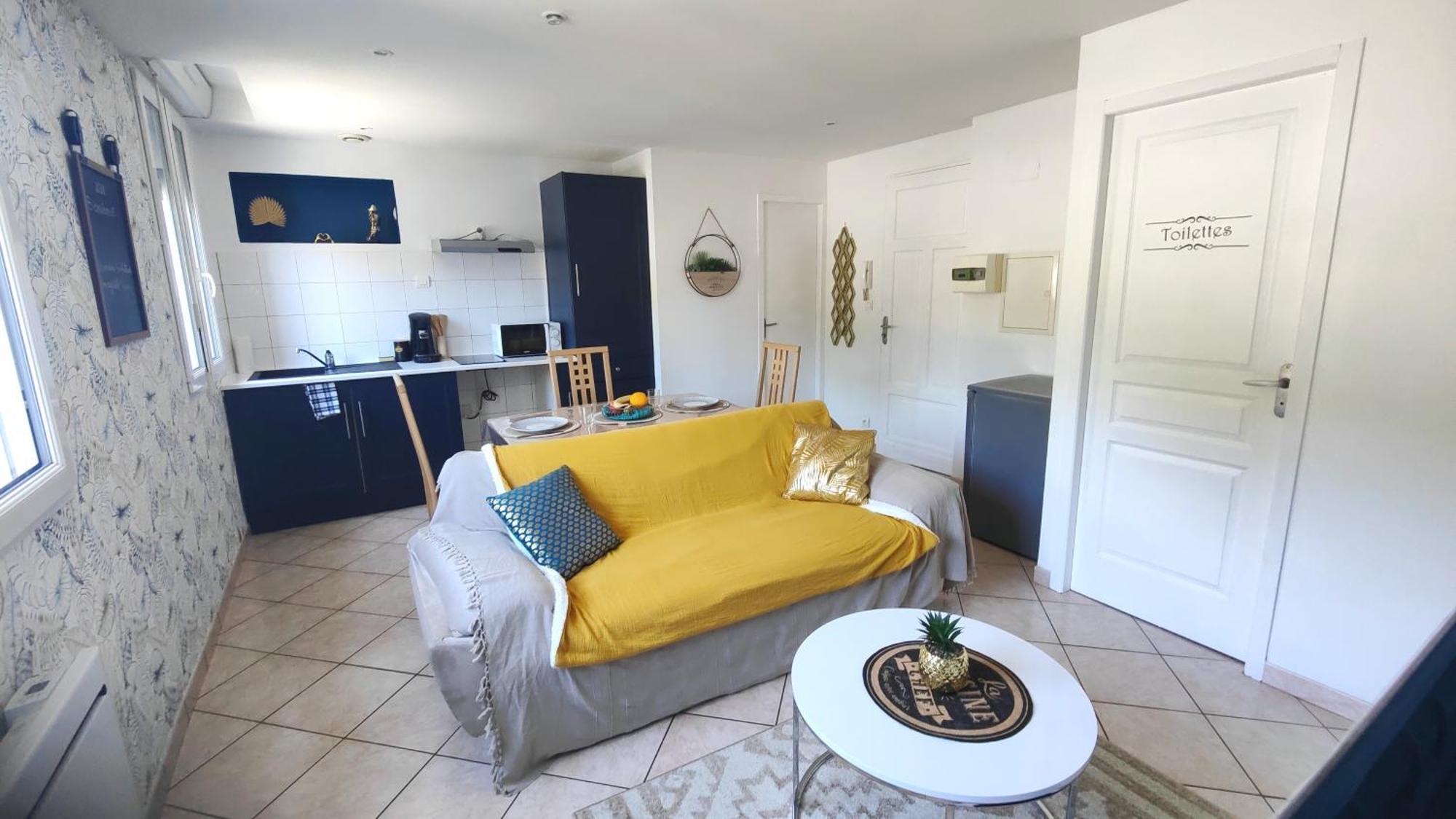 Appartement Le Refuge Bleu Et Or